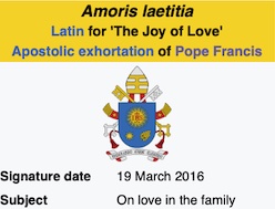 Pope Leo on “Amoris Laetitia” (Joy of Love)